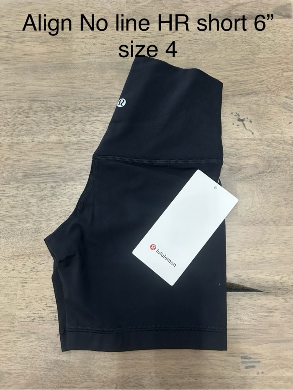Lululemon Align No Line HR short 6” size 4